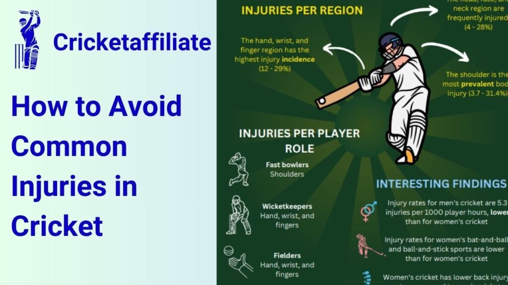 How to Avoid Common Injuries in Cricket