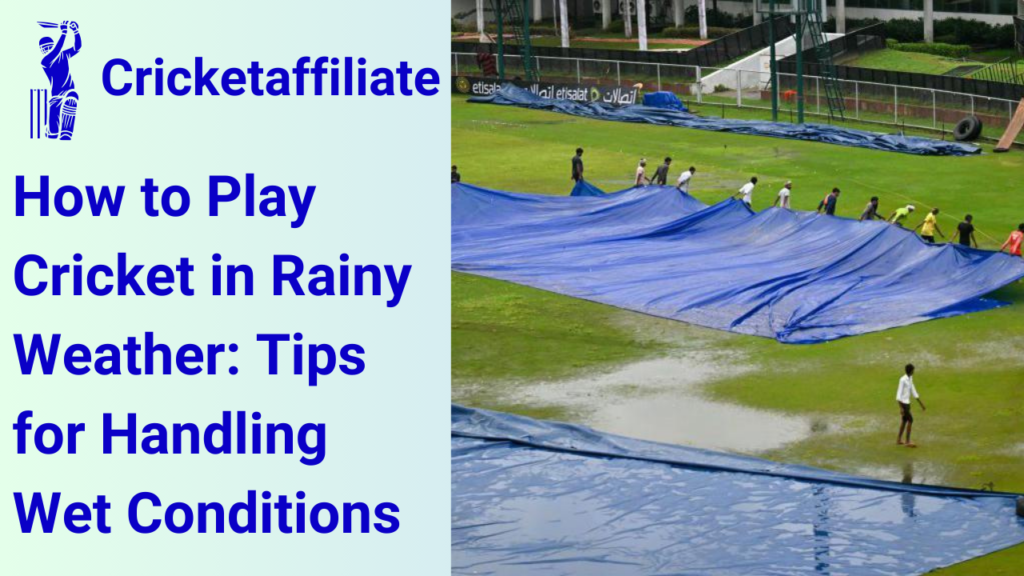 How to Play Cricket in Rainy Weather: Tips for Handling Wet Conditions