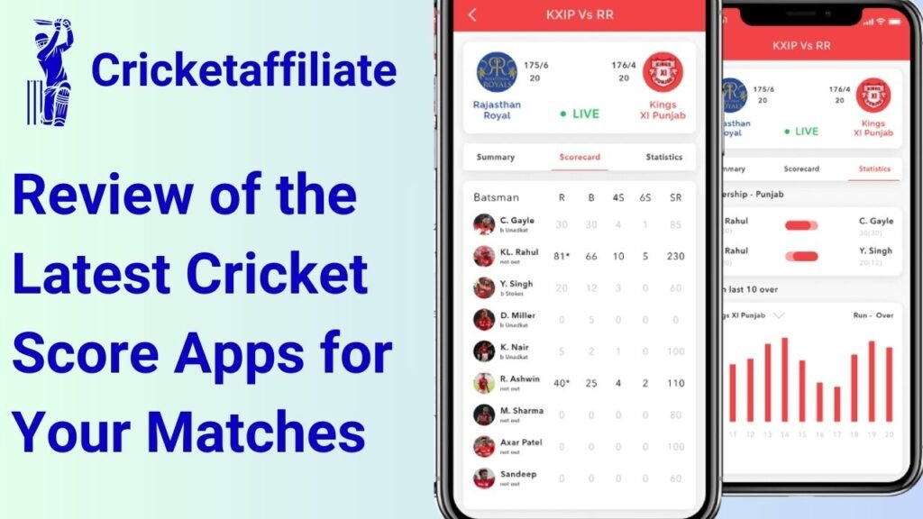 Review of the Latest Cricket Score Apps for Your Matches