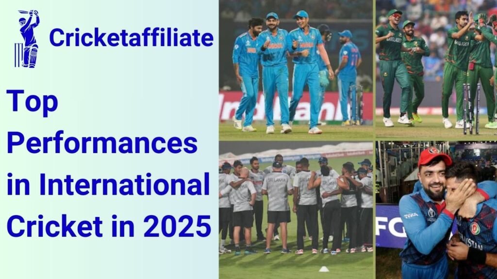 Top Performances in International Cricket in 2025