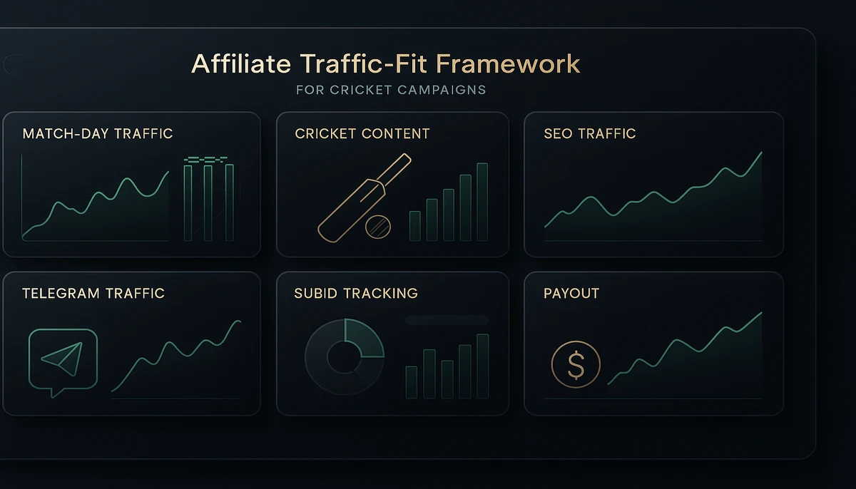 Cricket affiliate traffic fit framework